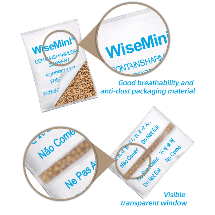 5 Gram Tyvek Molecular Sieve Packets, Dessicant Packets, Dessicant Packs, Moisture Absorbers for Food Storage, Food Grade Desiccant Dehumidifiers