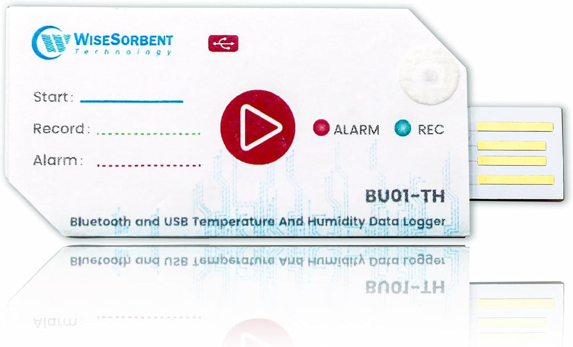Bluetooth Thermometer and Hygrometer with App Monitoring - Water Resistant Temperature and Humidity Monitor for RV, Basement, Fridge & More