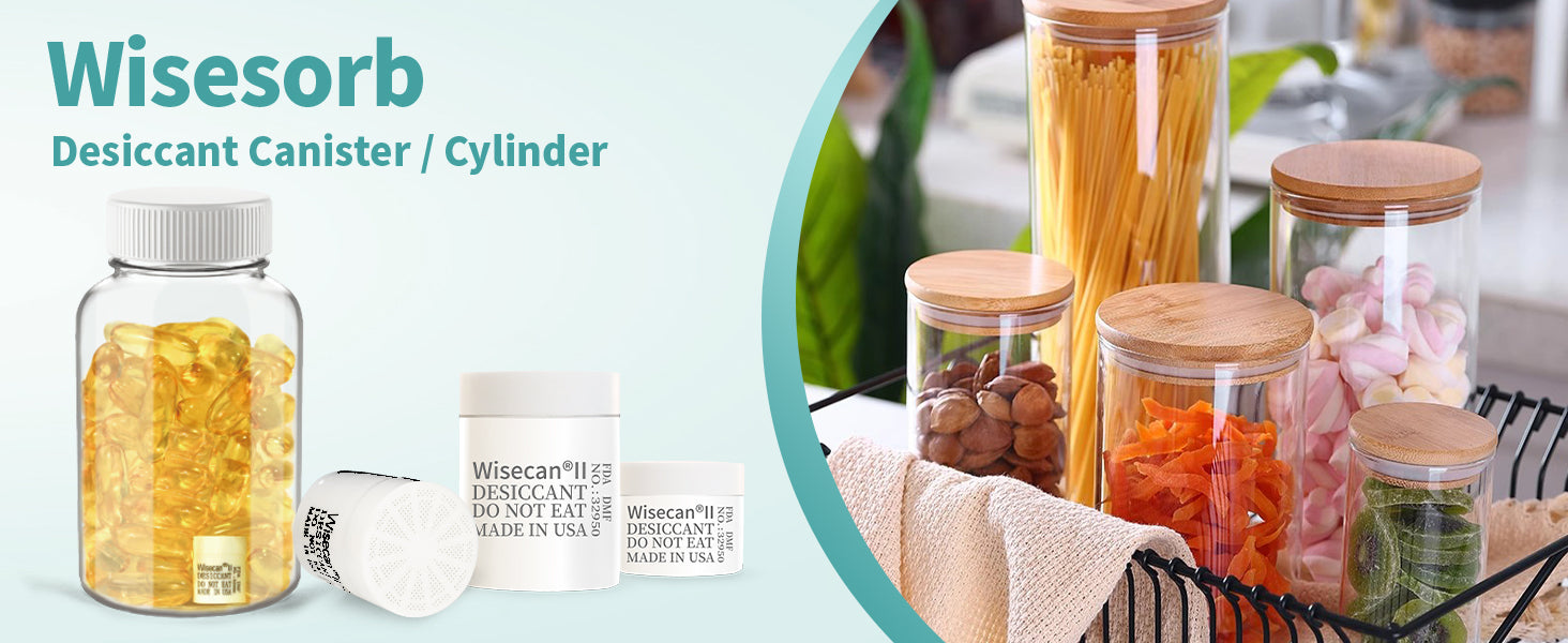 1g Silica Gel Canister Desiccant–For Medicines, Edibles, and Healthcare Products
