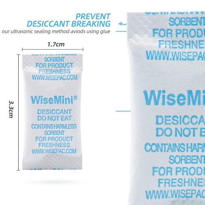 0.5g Silica Gel Desiccant – Tyvek Paper Packets, Food Safe, Wholesale for Moisture Control