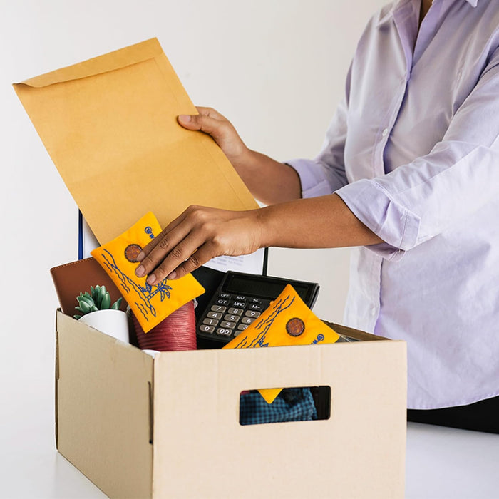 200g Orange Desiccant Bags with Indicating Silica Gel Desiccant Bags with Transparent Window