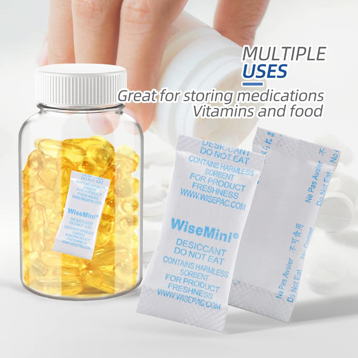 1g Silica Gel Desiccant – Tyvek Paper Packets, Food Safe, Wholesale for Moisture Control