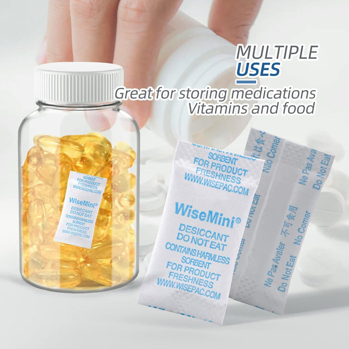 0.5g Silica Gel Desiccant – Tyvek Paper Packets, Food Safe, Wholesale for Moisture Control