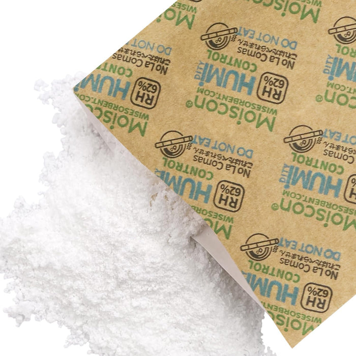 62% 67 Gram Two-Way Humidity Control Packs, Moisture Control Packets Individually Wrapped, Humidifier Packs for Storage Containers