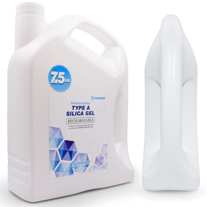 7.5 lb 1-3mm White Silica Gel Beads-Type A Silica Gel