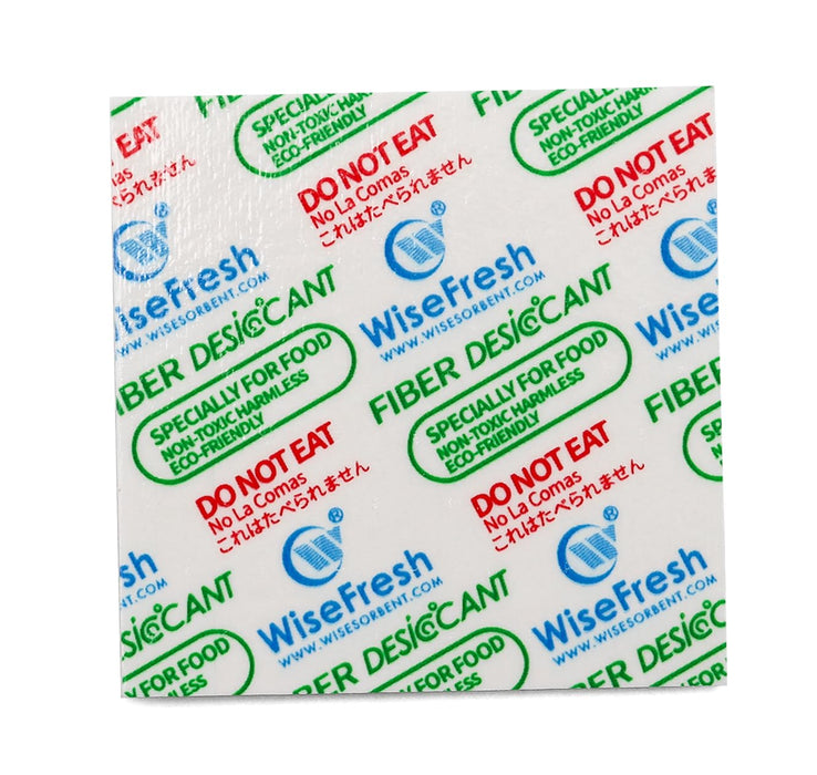 3.35 x 3.35 x 0.04 Inch Fiber Desiccant Sheet, Moisture Absorbers for Food Storage, Food Safe Paper Dessicant