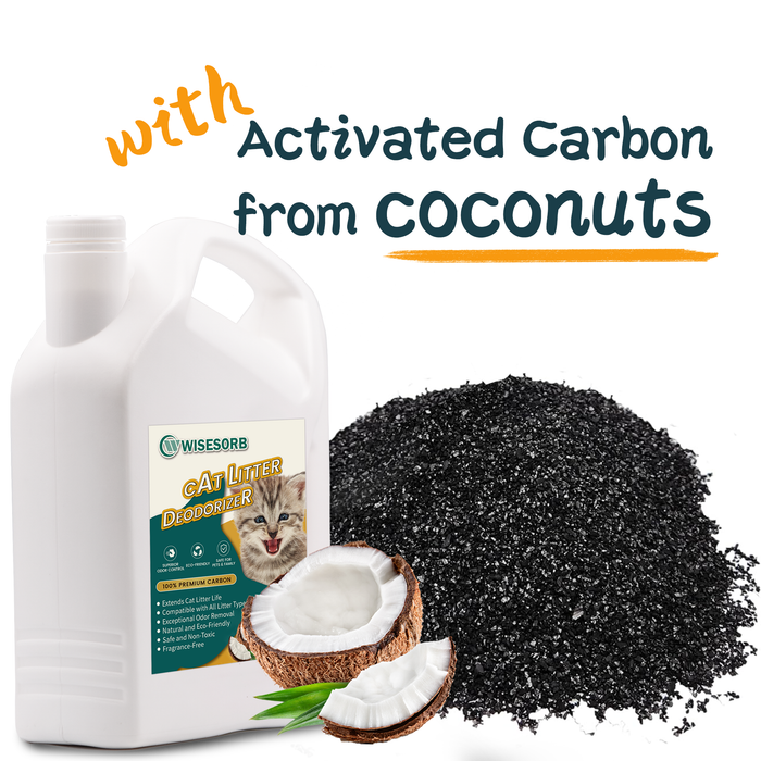 4 lb Coconut Shell Activated Charcoal-Bulk Moisture & Odor Control for Home & Pet Use