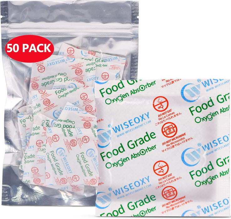 300CC Oxygen Absorbers for Food Storage, Food Grade Oxygen Absorbers, O2 Absorbers Food Grade for Food Storage
