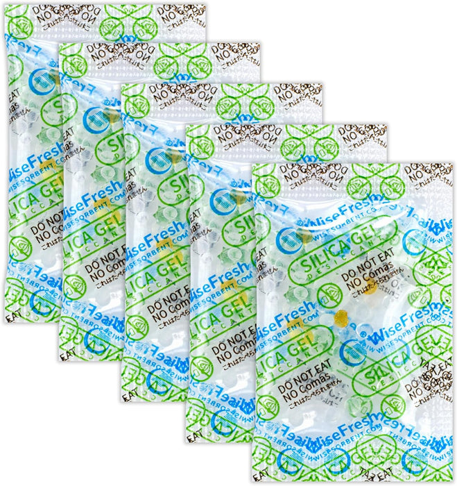1 Gram Food Safe Desiccant Packs, Silica Gel Packets, Indicating Desiccant Moisture Absorbers for Food Storage