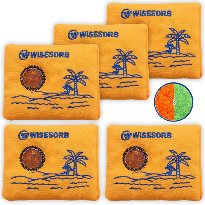 100g Packs Rechargeable Desiccant Packs, Orange Indicating Silica Gel Packets, Moisture Absorber for Storage, Seeds, 3D Filaments, Electronics, Safes, Luggage - Reusable Dehumidifier Bags