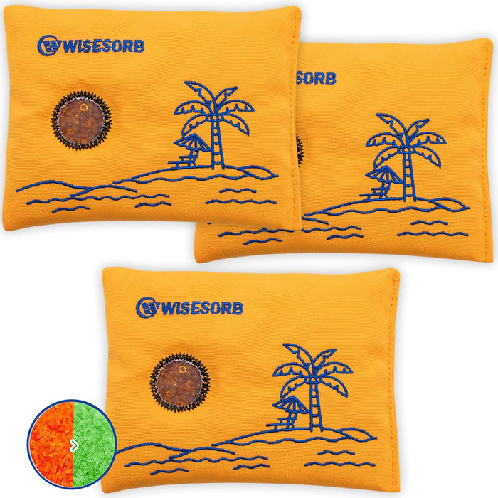 200g Orange Desiccant Bags with Indicating Silica Gel Desiccant Bags with Transparent Window