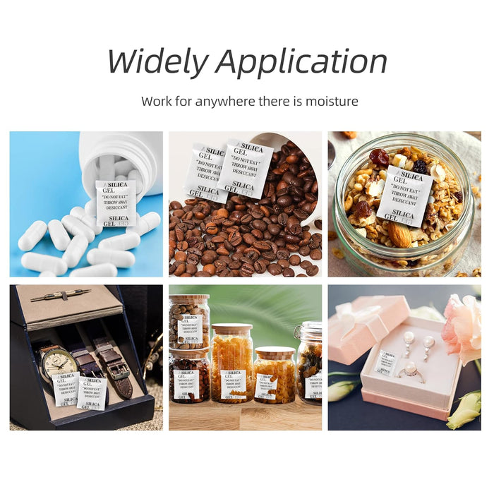 1g Food Safe Silica Gel Packets for Food Storage –Non-Woven Paper Silica Gel Pack