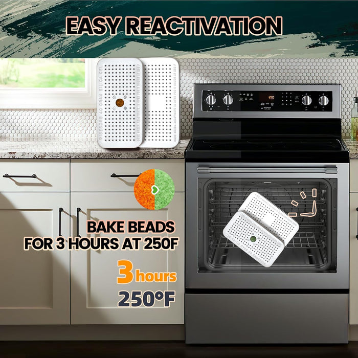 40g Reusable Indicating Silica Gel in Sealed Aluminum Box with Lid-Free Shipping