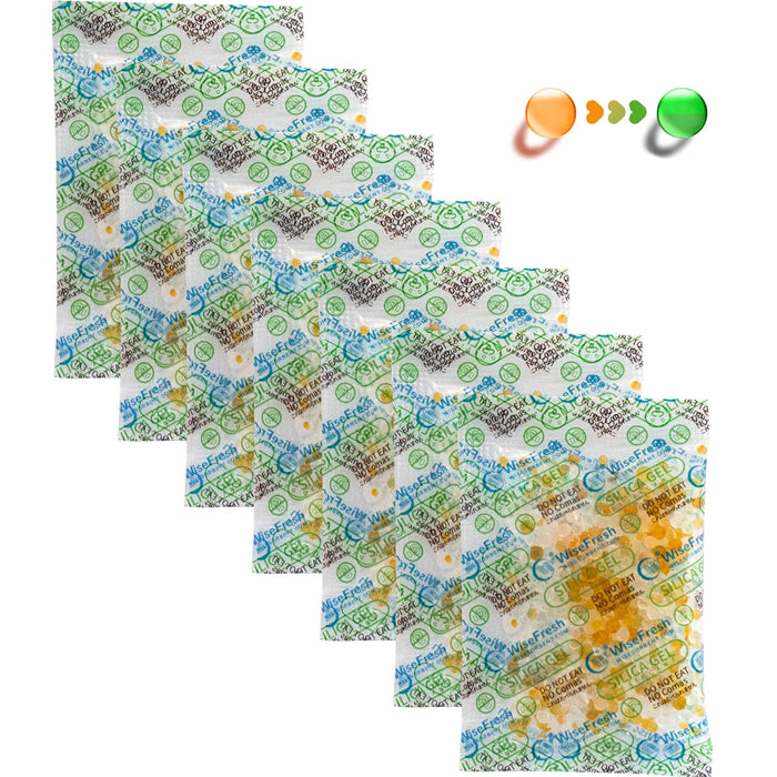 5 Gram Food Safe Desiccant Packs, Indicating Silica Gel Packets Desiccant Dehumidifiers - Silica Packs, Silica Gel, Moisture Absorbers, Silica Packets