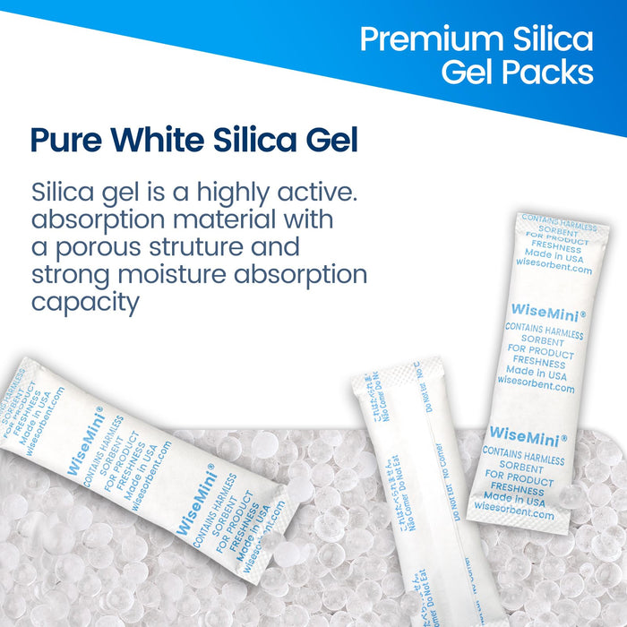 5g Silica Gel Desiccant – Tyvek Paper Packets, Food Safe, Wholesale for Moisture Control