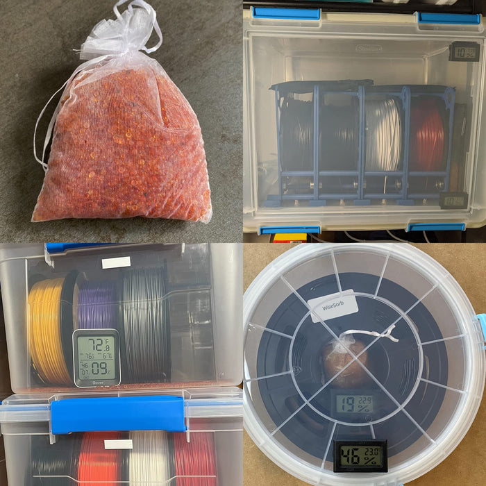 2 lb Indicating Silica Beads 2-4mm -Rechargeable Orange desiccant beads