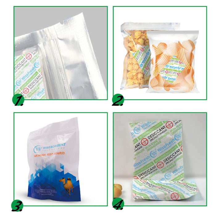 5g Non-Woven Paper Clay Desiccant Packets – Food Grade Moisture Absorbers for Spices