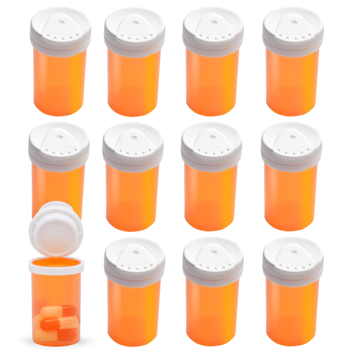 444pcs 5.4 Dram desiccant cap pill bottle with indicating silica gel