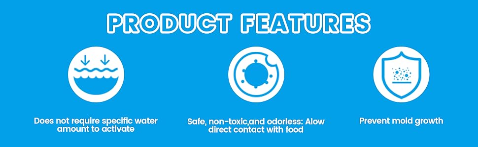 100CC Oxygen and Moisture Dual Absorber, Oxygen Absorber for Food Storage, Moisture Absorbers, and Preserved Foods