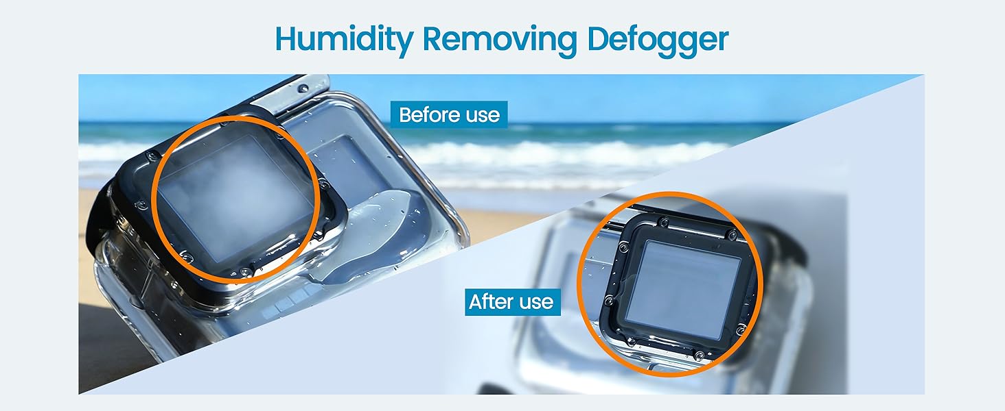 GoPro Anti-Fog Inserts - Desiccant Inserts for Camera Housing