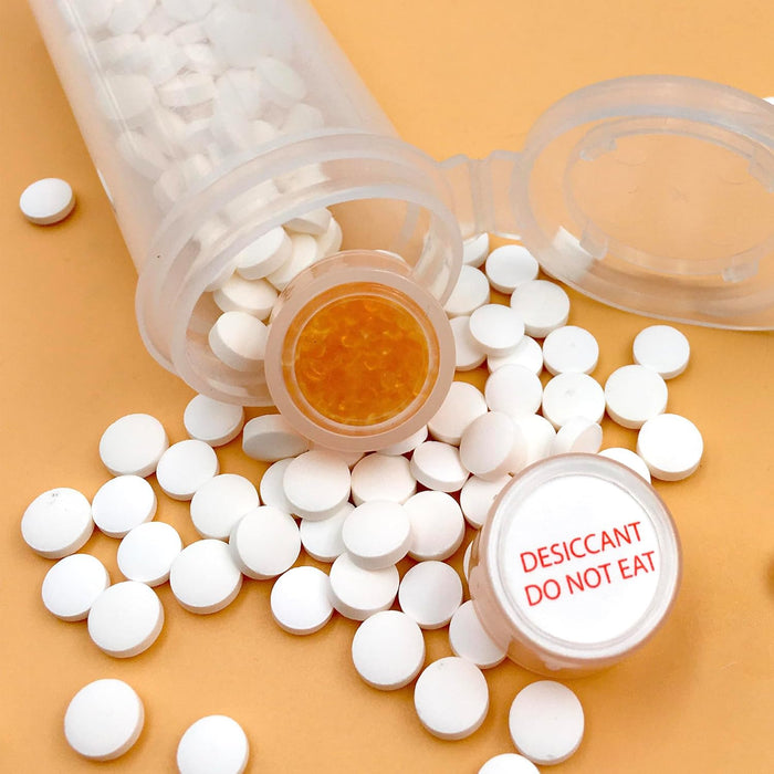 2 Gram Desiccant Packs Food Grade, Silica Gel Capsule with Indicating Silica Gel Beads (Orange to White), Moisture Absorber Packets Silica Gel Packets