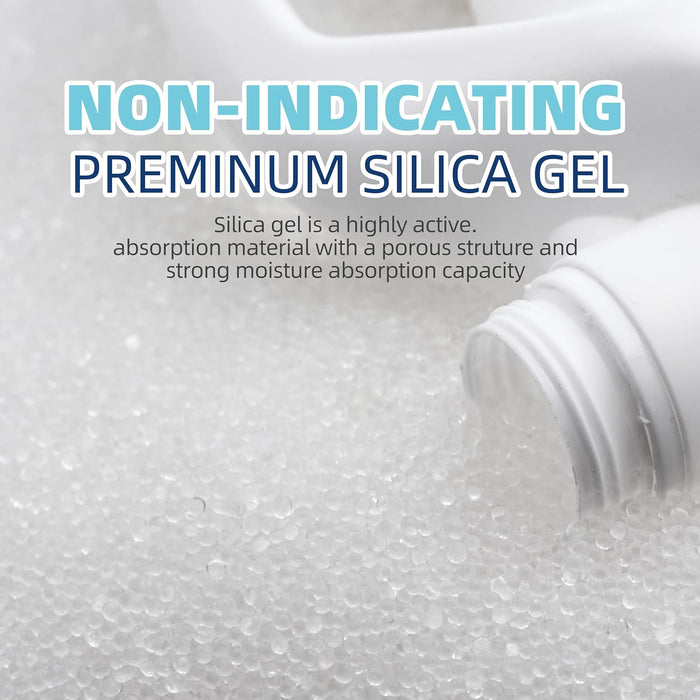 5LBS Reusable White Silica Gel Desiccant Beads-Type B