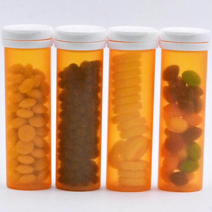 10 Dram Pill Bottle with Desiccant Cap, Medicine Bottle, Pill Bottles Empty with Caps, Empty Pill Bottles