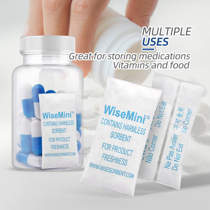 5g Transparent Back-Window Silica Gel Packs for Food Storage