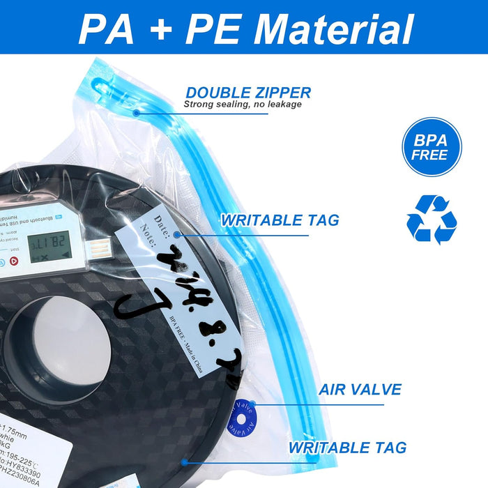 3D Print Filament Storage Bag Vacuum Kits - Design for Printer Filament Storage