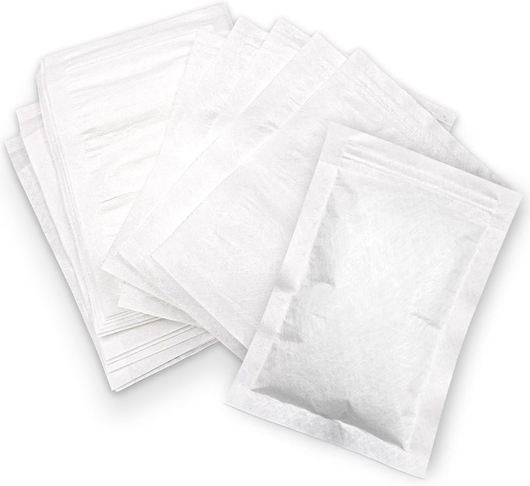 6.3 by 8.2 Inch Zip Lock Storage Bags Breathable Paper Bags for Small Items, Silica Gel Beads, Desiccant, Jewelry, Samples