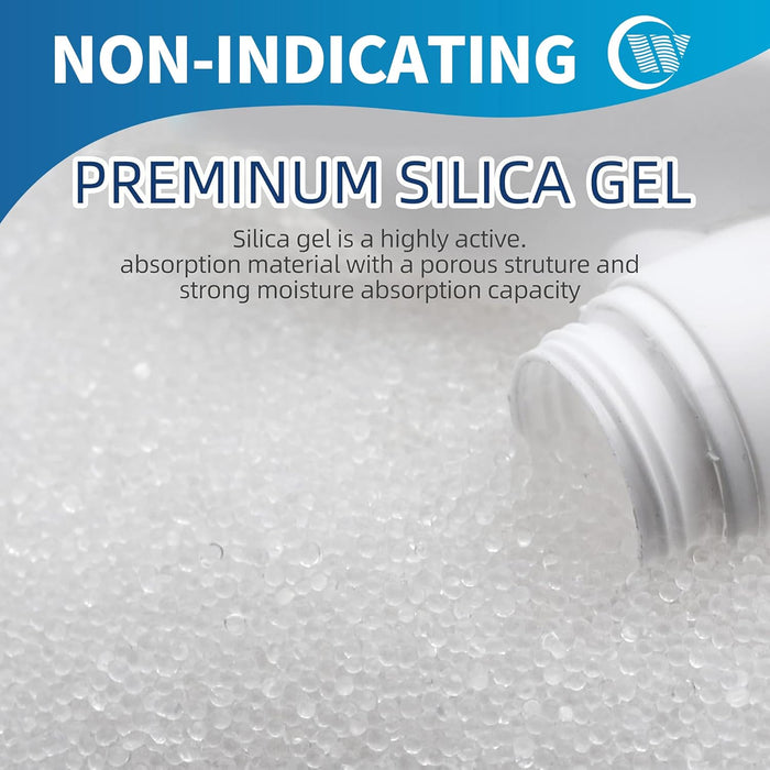 7.5LBS 1-3mm White Silica Gel Desiccant Beads