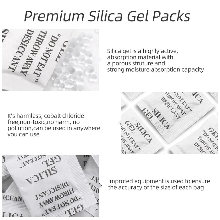 1g Food Safe Silica Gel Packets for Food Storage –Non-Woven Paper Silica Gel Pack