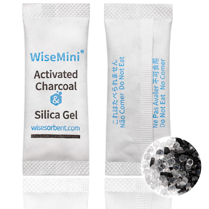 5 Gram Desiccant Deodorizer Sachet, Food Safe Desiccant Packs, High Absorption Capacity for Moisture & Odor, Silica Gel & Coconut Shell Activated Carbon Packets