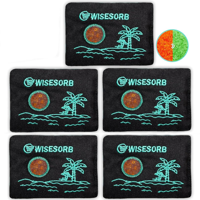 100g Black Desiccant Packs with Indicating Silica Gel-Reusable