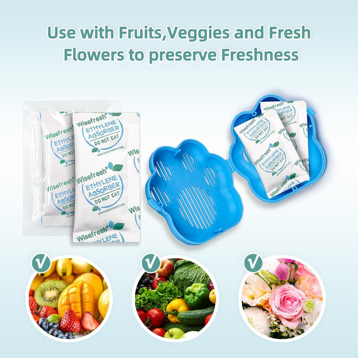 5 Gram Ethylene Gas Absorber Packet, Vegetable & Fruit Fresh Produce Protector, Food Freshness Extender, Fresh Fruit Preserver, Vegetable Saver