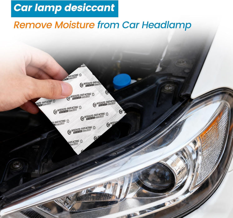 Headlight Desiccant Packs 10g - Anti-Fog Moisture Absorbers for Car Headlamps