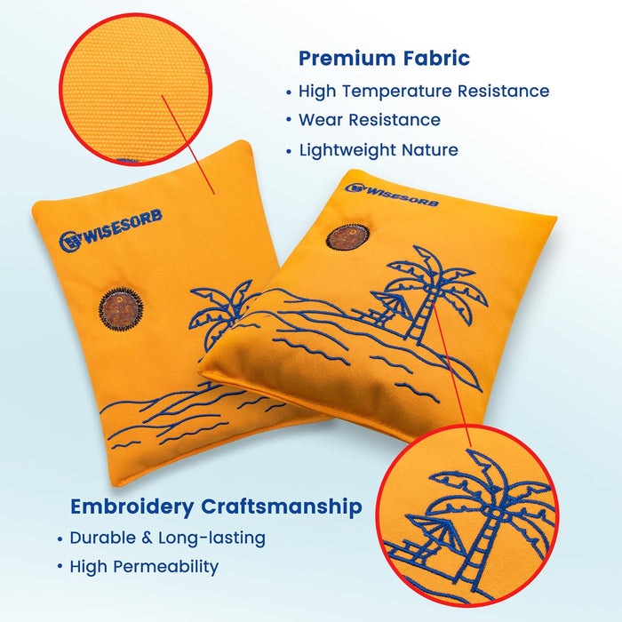 500g Rechargeable Desiccant Packs, Orange Indicating Silica Gel Packets, Moisture Absorber for Storage, Seeds, 3D Filaments, Electronics, Safes, Luggage - Reusable Dehumidifier Bags