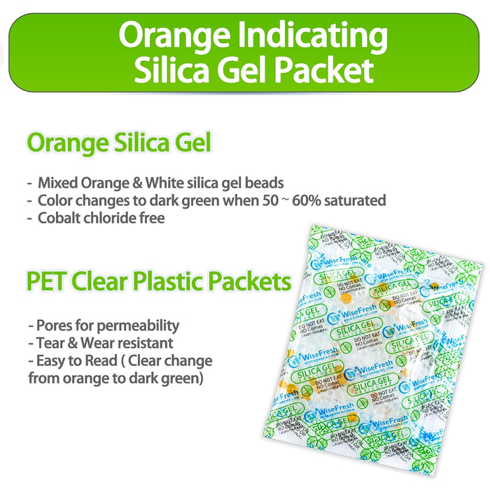 10 Gram 750 packs Food grade indicator silica gel desiccant