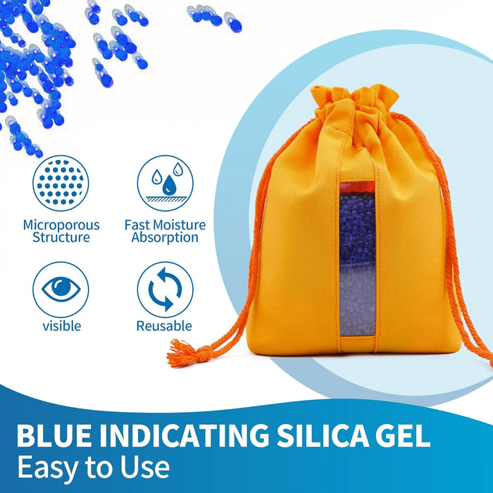 1000g Blue Indicating Silica Gel Beads（3-5mm） for Moisture Control