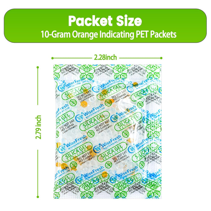 10 Gram 750 packs Food grade indicator silica gel desiccant