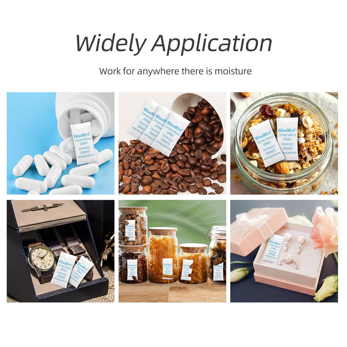 5g Transparent Back-Window Silica Gel Packs for Food Storage