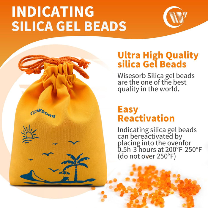 1000g Reachargeable Silica Gel Beads with 1 Cloth Bag