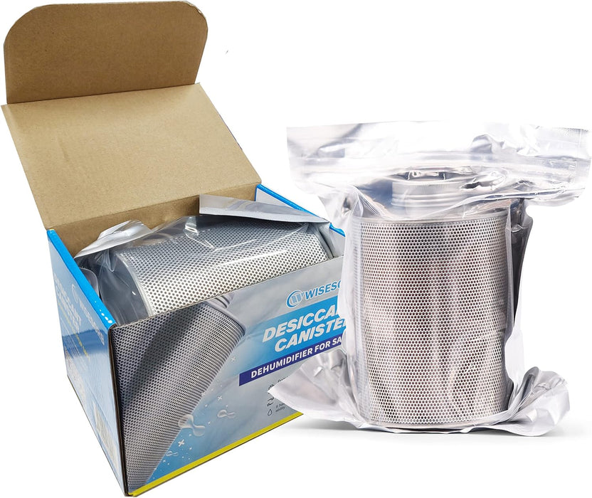750g Reusable Indicating Silica Gel Desiccant – Orange to Green, Moisture Absorber Canister for Small Storage & Home Use