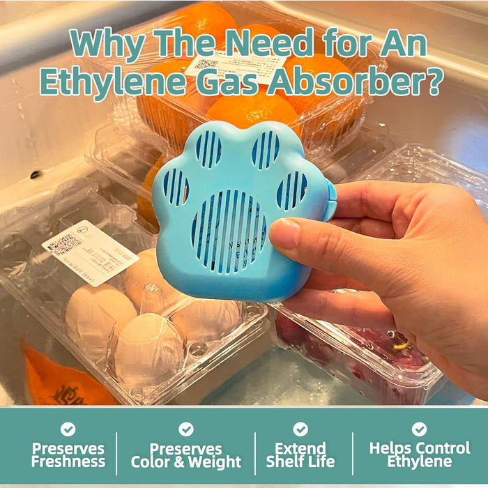 5 Gram Ethylene Gas Absorber Packet, Vegetable & Fruit Fresh Produce Protector, Food Freshness Extender, Fresh Fruit Preserver, Vegetable Saver