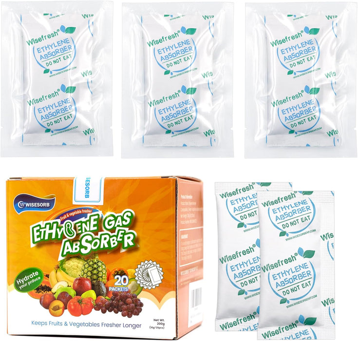 10g Ethylene Absorber for Fruits & Vegetables – Food Preservation Solution that Keeps Food Fresh