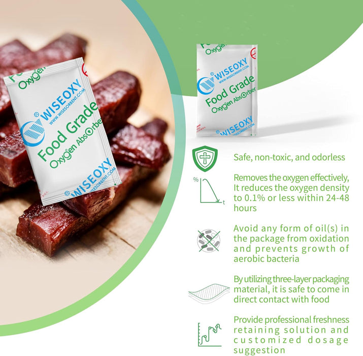 300CC Oxygen Absorbers for Food Storage, Food Grade Oxygen Absorbers, O2 Absorbers Food Grade for Food Storage