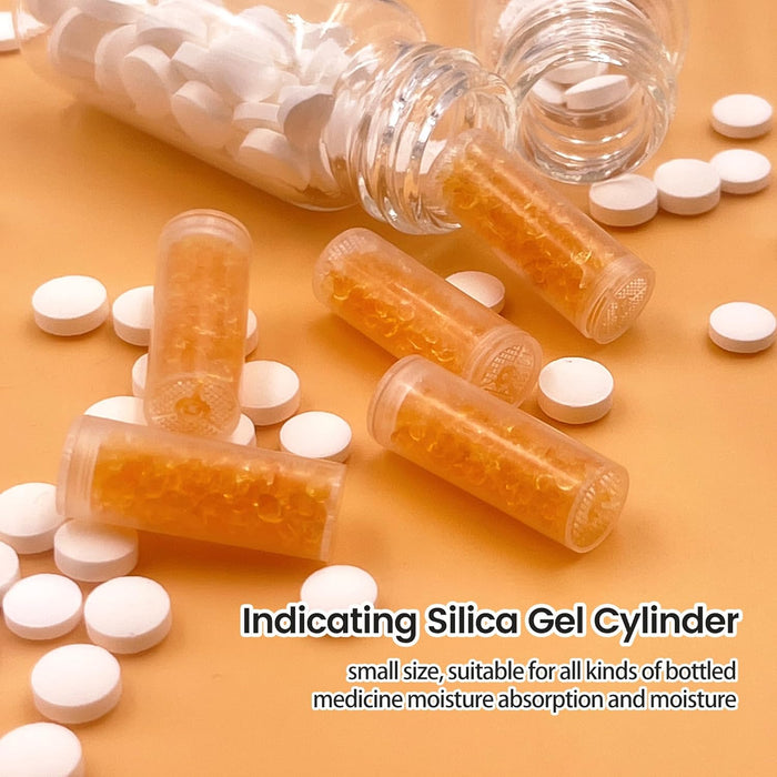 0.5 Gram Desiccant Packs Food Grade, Silica Gel Canister with Indicating Silica Gel Beads (Orange to Green), Silica Gel Packets Moisture Absorber Packets