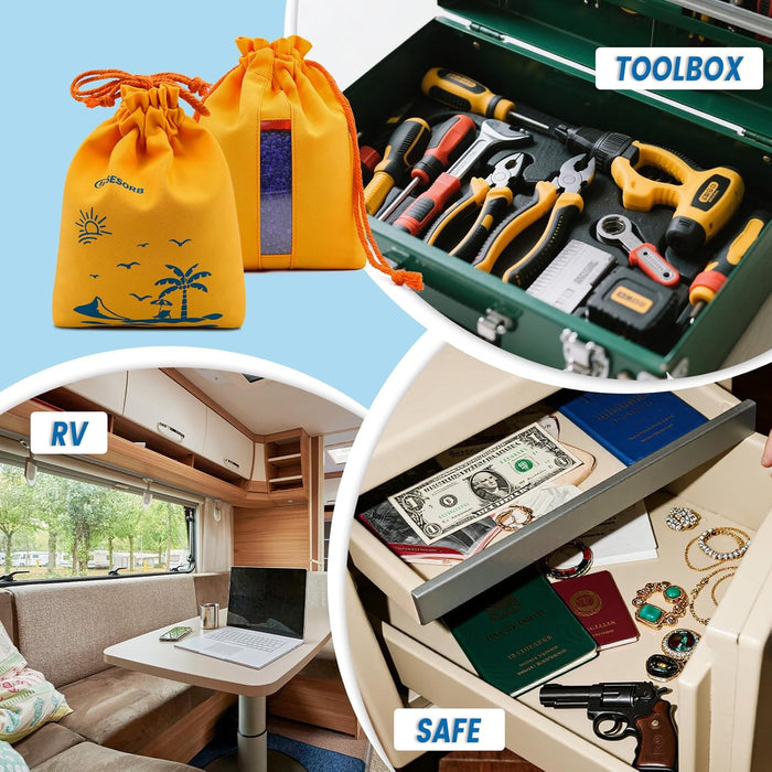 1000g Blue Indicating Silica Gel Beads（3-5mm） for Moisture Control