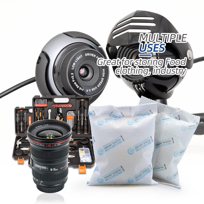 100g Silica Gel Packets Moisture Absorber Silica Gel Beads Packs for Moisture Control