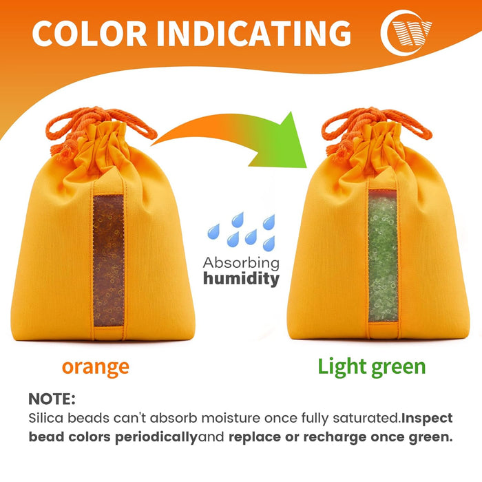 1000g Reachargeable Silica Gel Beads with 1 Cloth Bag